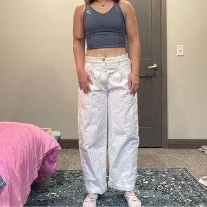 Agolde white carpenter pants